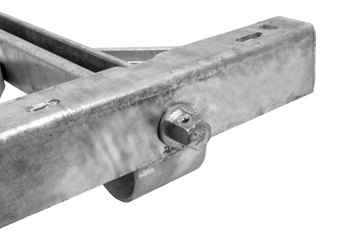 KNOTT 6X1197.007 výsuvný rohový stabilizátor pre príves 1100 kg 498 mm
