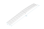 Skladacie hliníkové rampy ProPlus 390096 pre prívesy 220 cm 680 kg sada 2 kusov
