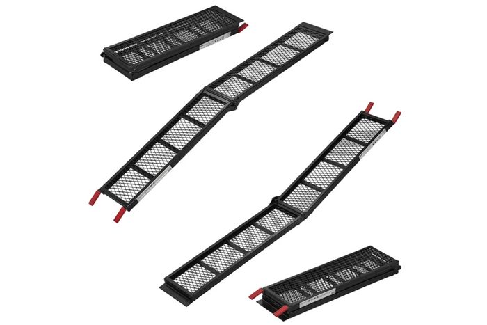ProPlus 390094 skladacie oceľové nájazdové rampy pre prívesy 203 cm 680 kg sada 2 kusov