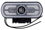 Univerzálne obrysové svetlo WAŚ W240 1600 LED biele s objímkou