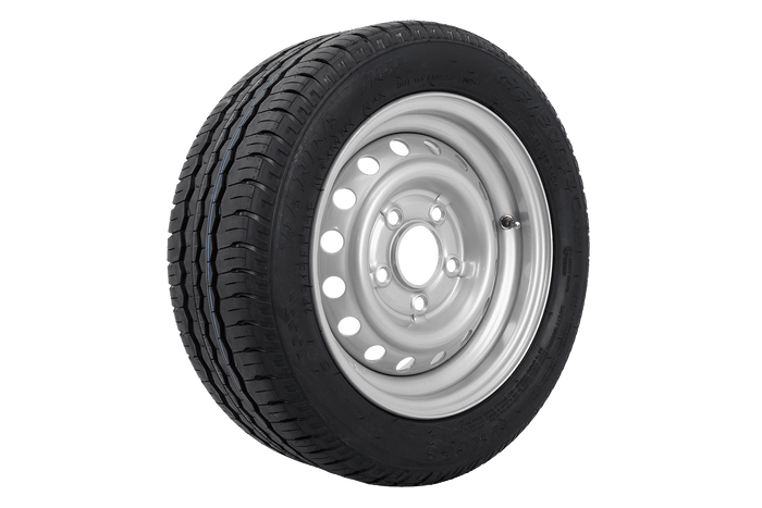 Zosilnené koleso na príves PNEUMATIKY WANDA 195/50 R13C 104/101N RÁFEK TRAILER TOP 5,5Jx13"H2 5x112 ET:30
