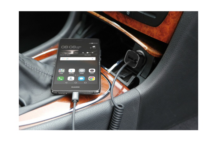 Nabíjačka do auta LAMP USB Type-C, zásuvka pre zapaľovač cigariet 12/24V