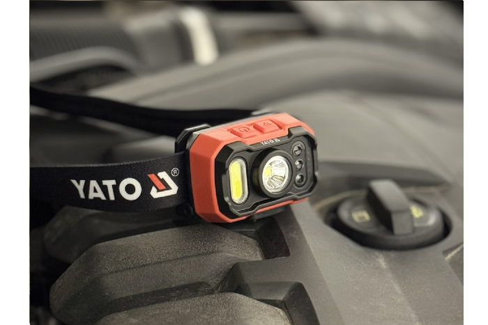 LED čelovka YATO YT-085942 so senzorom pohybu 1000lm