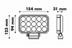 LED reflektorová pracovná lampa LAYTZ LY7303 60xLED 6000lm obdĺžniková